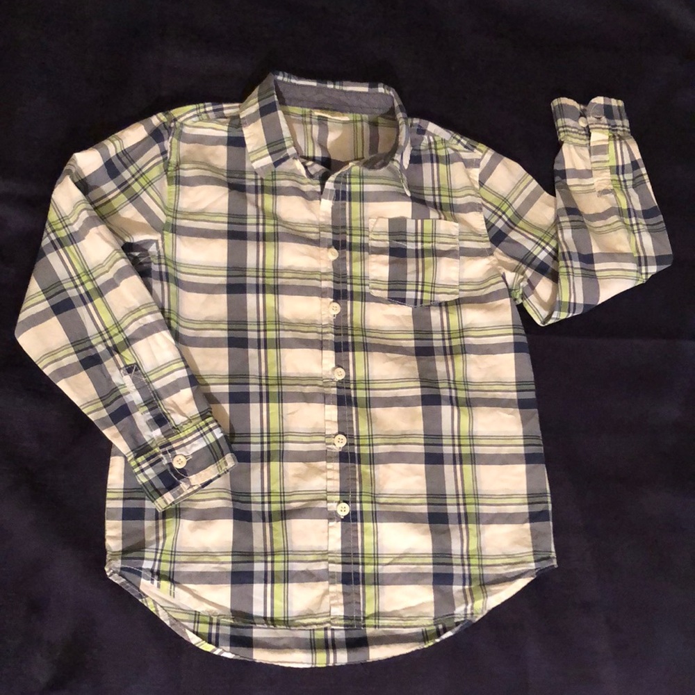 Crazy 8 boys button down size M (7-8)